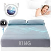Grounding Sheets King Size 90% Organic Cotton 10% Pure Silver Fiber Grounding Sheet Earth Connected Bedding with Grounding Cord Twin 76x80x13in